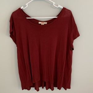 Mossimo maroon top